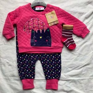 🎉 Lily & Jack 3 piece set 3/6 months NWT